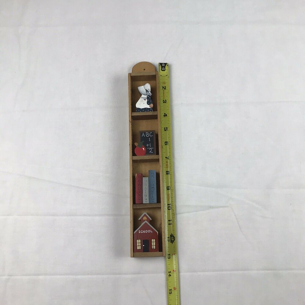 vintage wooden‎ ruler school theam/tracher decor - Picture 7 of 9